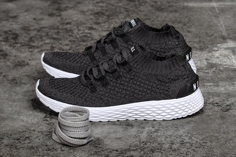 Nobull Graphite Knit Runner Men's Running Shoes Deep / Grey | USA G1101S